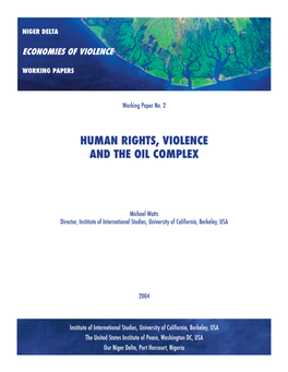 Human Rights, Violence and the Oil Complex