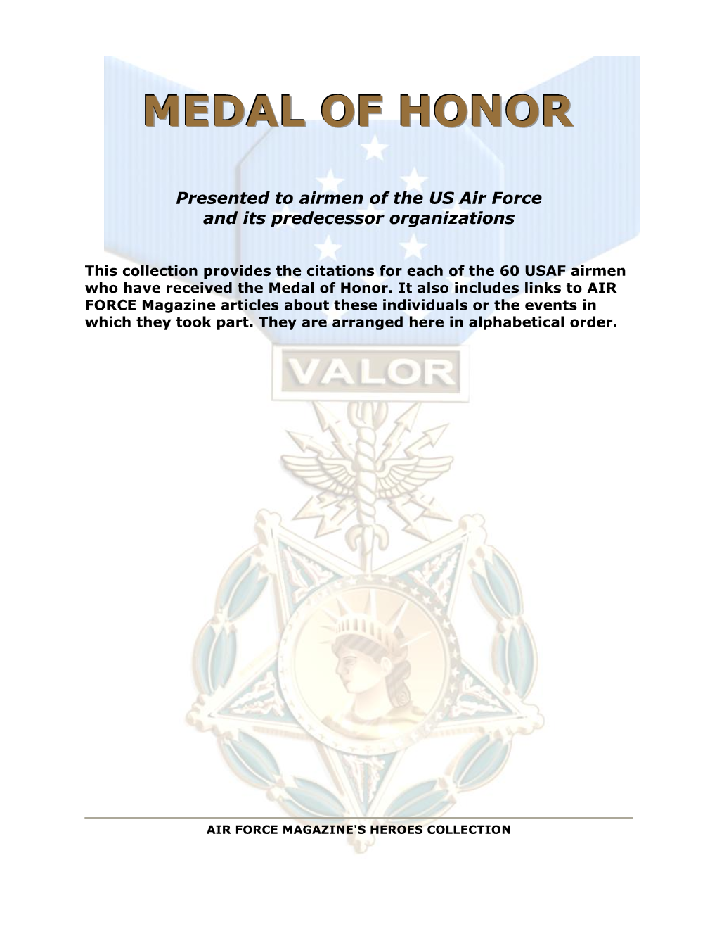 Medal of Honor