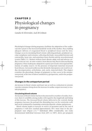 Physiological Changes in Pregnancy Candice K Silversides, Jack M Colman