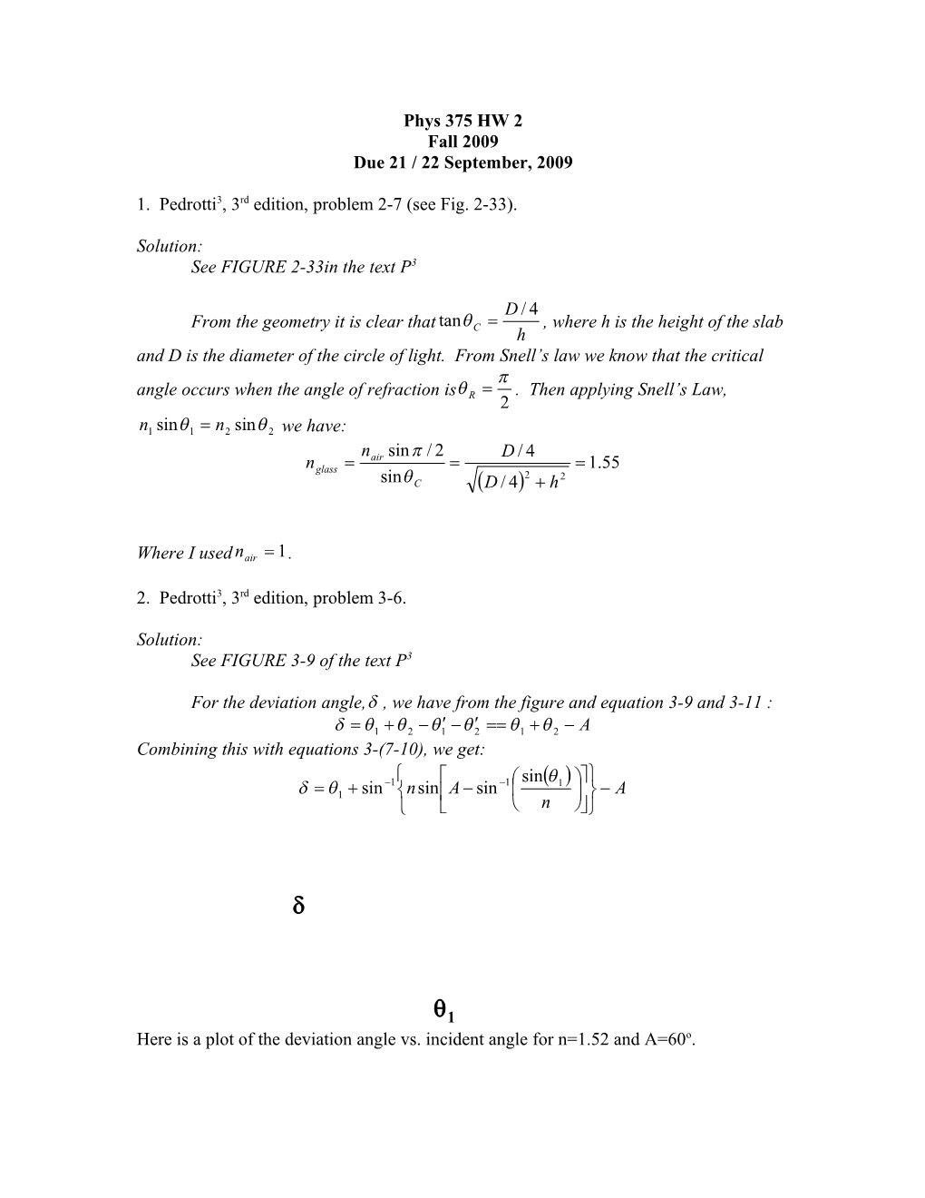 1. Pedrotti3, 3Rd Edition, Problem 2-7 (See Fig. 2-33)