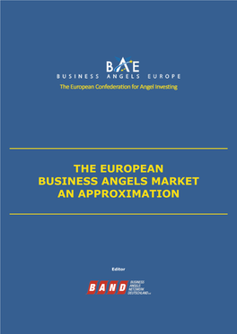 The European Business Angels Market an Approximation