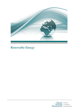 Renewable Energy