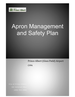 Apron Management and Safety Plan