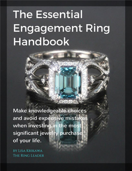 The Essential Engagement Ring Handbook – Lisa Krikawa