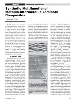 Synthetic Multifunctional Metallic-Intermetallic Laminate Composites