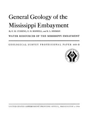 General Geology of the Mississippi Embayment by E