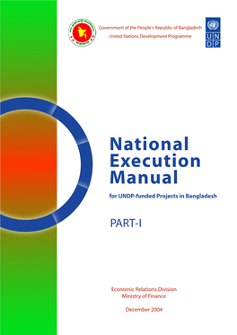National Execution Manual for UNDP-Funded Projects in Bangladesh