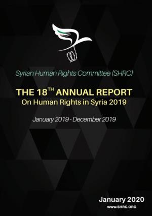 18 Th Annual Report on the Situation of Human Rights