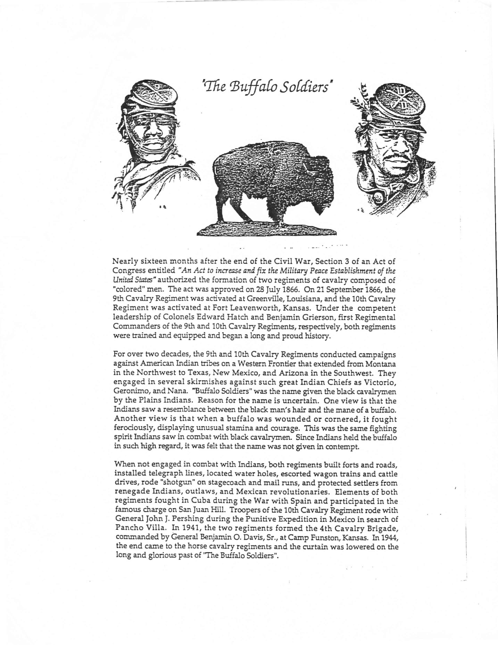 The Buffalo Soldiers.Pdf