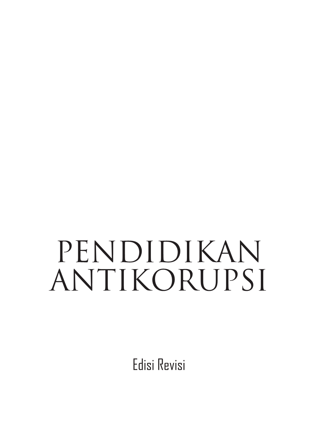 Pendidikan Antikorupsi