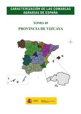 Provincia De Vizcaya Caracterización De Las Comarcas Agrarias De España