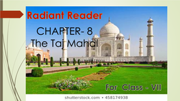 CHAPTER- 8 the Taj Mahal