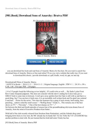 Download Sons of Anarchy: Bratva PDF