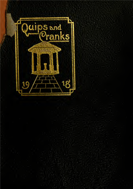 Davidson College Yearbook, Quips and Cranks, 1918