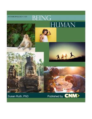 Anthropology 1101: Being Human