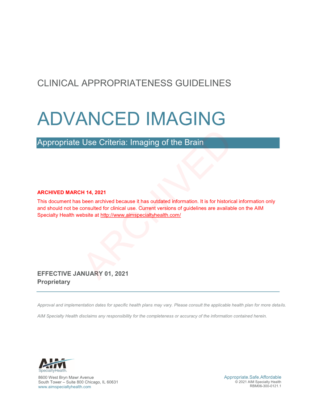 Advanced Imaging