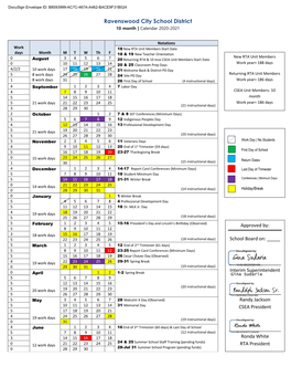 2020-21 Academic Calendar Approved.Pdf