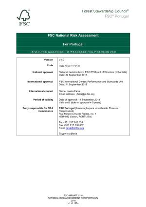Forest Stewardship Council® FSC® Portugal