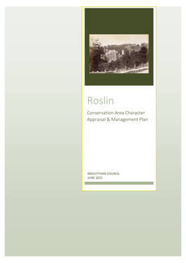 Draft Roslin Conservation Area Appraisal