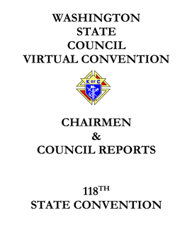 DD, State Chairman and Council Reports