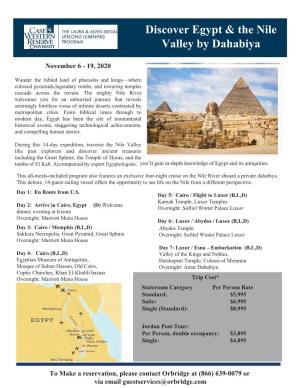 Discover Egypt & the Nile Valley by Dahabiya