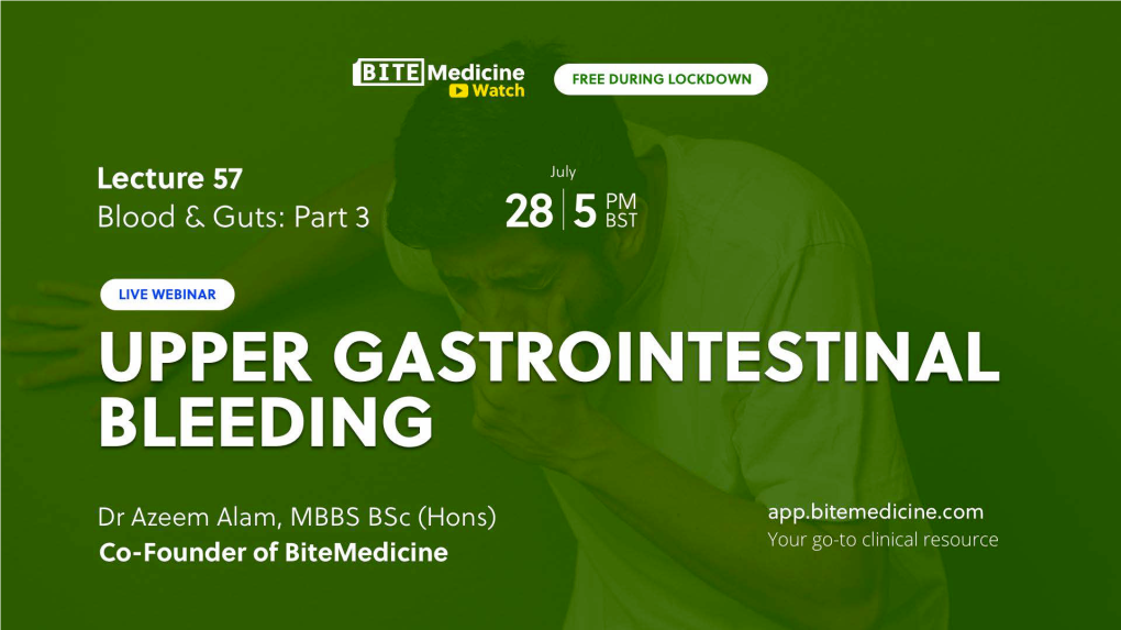 Oesophageal Varices Portal Hypertension