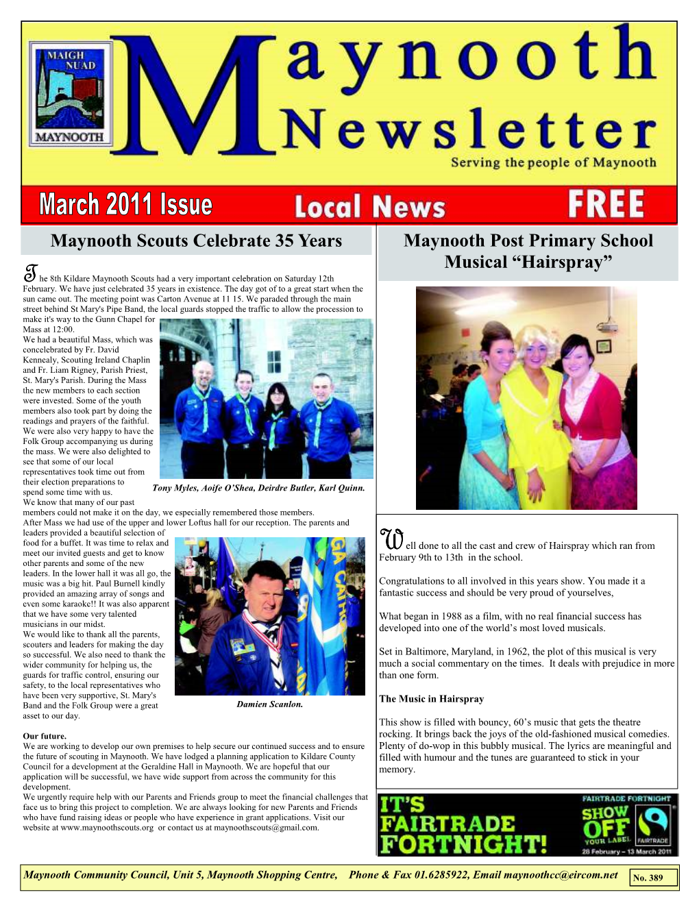 March Newsletter 2011