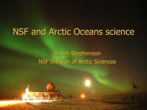 NSF and Arctic Oceans Science