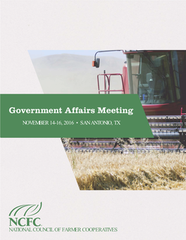 Government Affairs Meeting