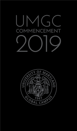 UMGC Commencement 2019
