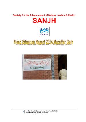 SANJH Flood Situational Report 11 Sep 2014 Muzaffar Garh.Pdf