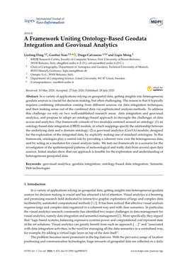 A Framework Uniting Ontology-Based Geodata Integration and Geovisual Analytics