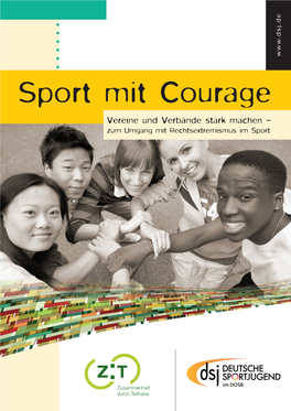 Sport Mit Courage - Nadine Haase Vereine Und Verbände Stark Machen Dr