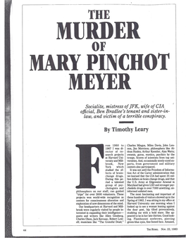 Mary Pinchot Meyer