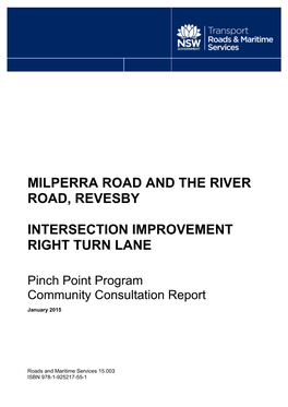 Milperra Road and the River Road, Revesby