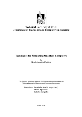 Technical University of Crete Department of Electronic and Computer Engineering