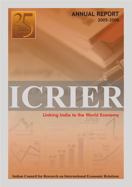 ICRIER Annual Report 2005-06.Pdf