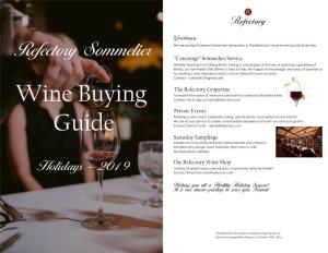 Sommelier Buying Guide