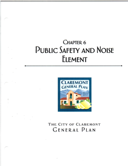 PUBLIC Safety and NOISE ELEMENT