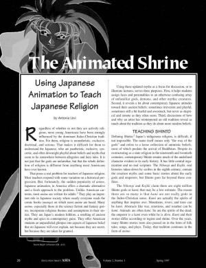 The Animated Shrine: Using Japanese Animation to Teach
