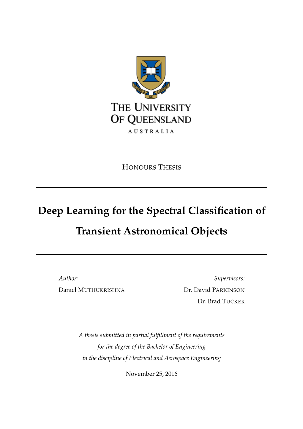 Deep Learning for the Spectral Classification of Transient