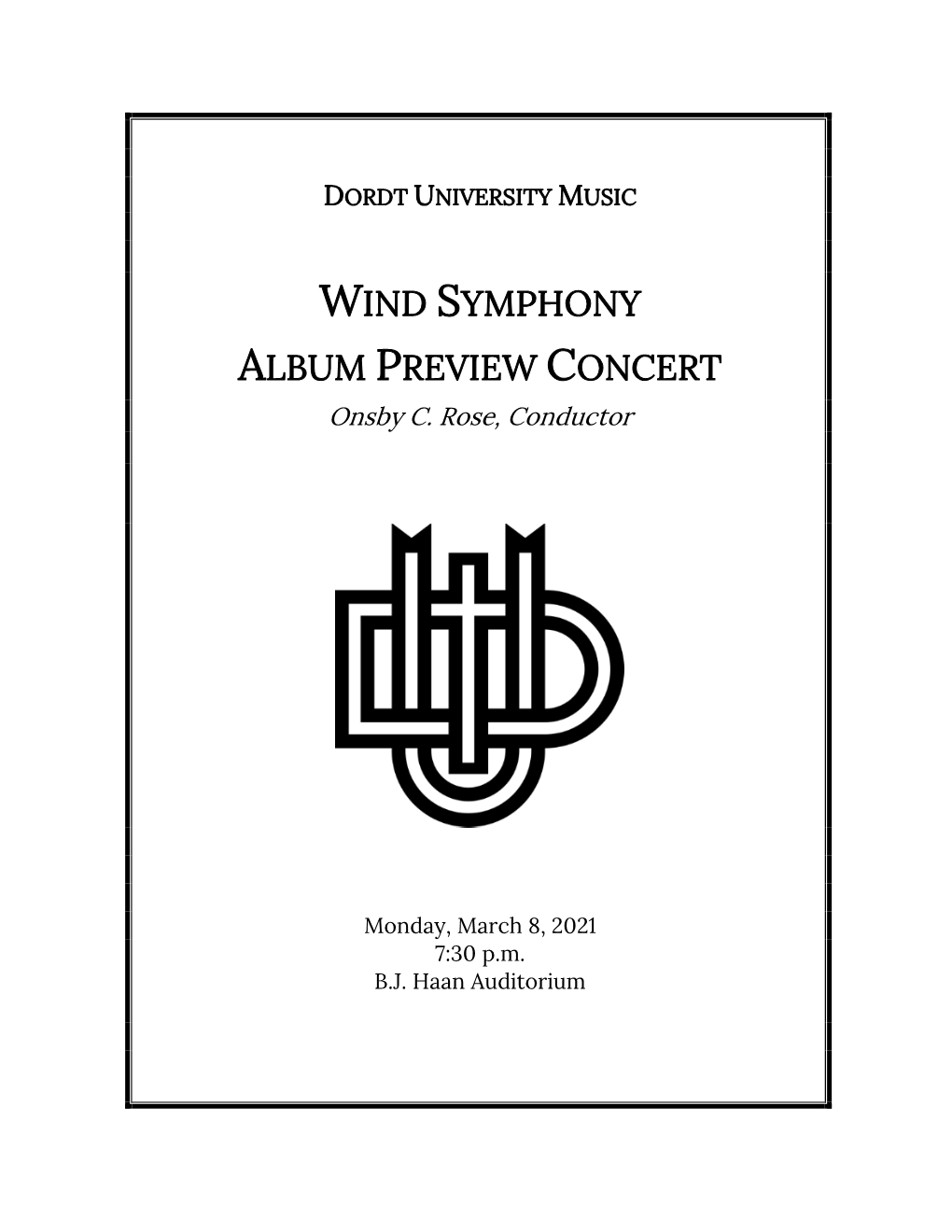 Dordt University Music