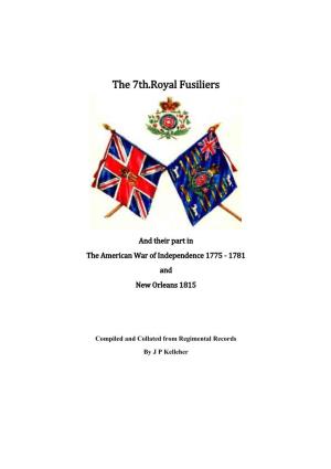 The 7Th.Royal Fusiliers