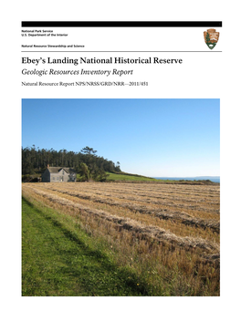 Ebey's Landing National Historical Reserve Geologic Resources