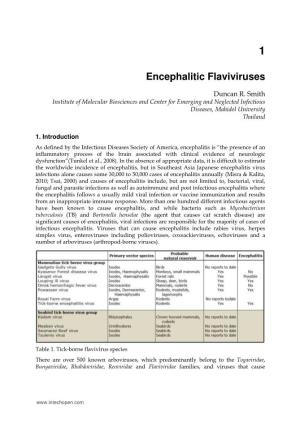 Encephalitic Flaviviruses
