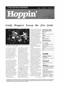 Lindy Hoppers Sweep the Jive Joint