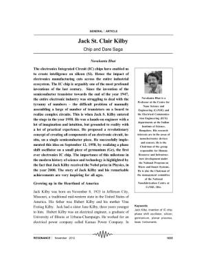 Jack St. Clair Kilby Chip and Dare Saga