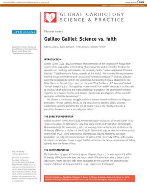 Galileo Galilei: Science Vs