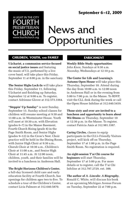 News and Opportunities