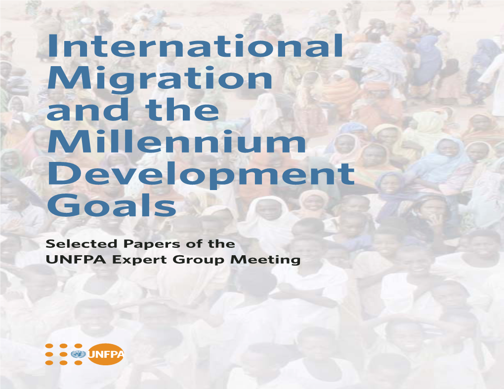 International Migration and the Millennium Development Goals